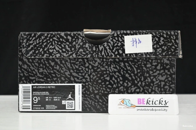 Cheap BK “dark jordan 3 air iris” ct8532-105 1129